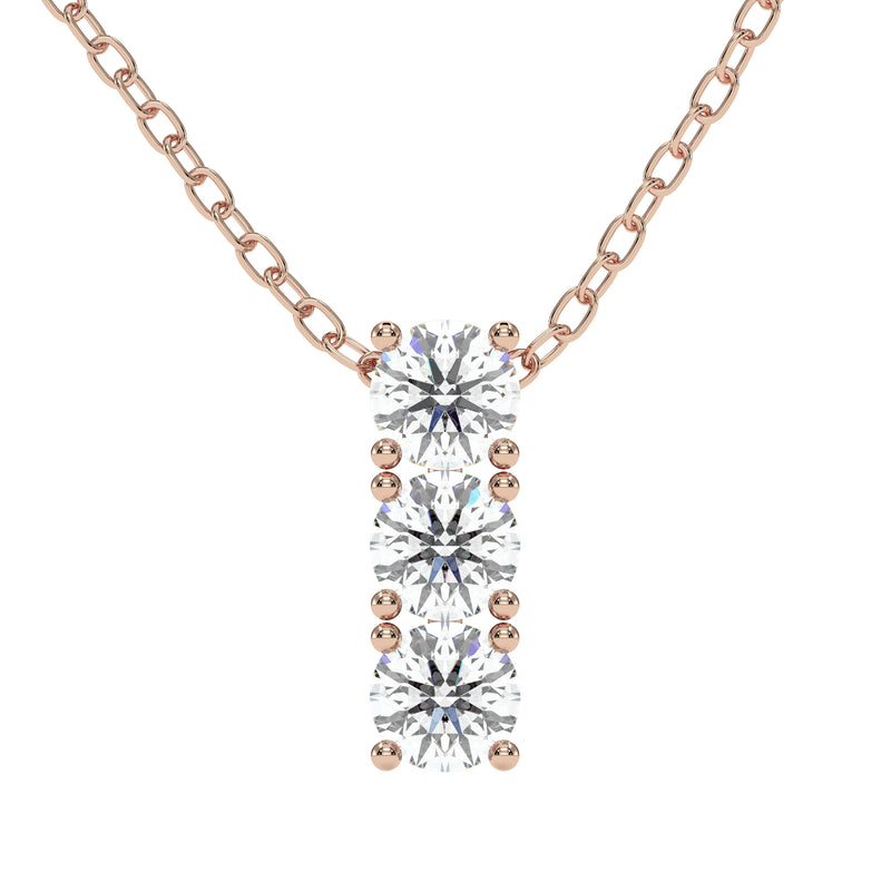 18K Rose Gold Vermeil / 1.50 CARAT