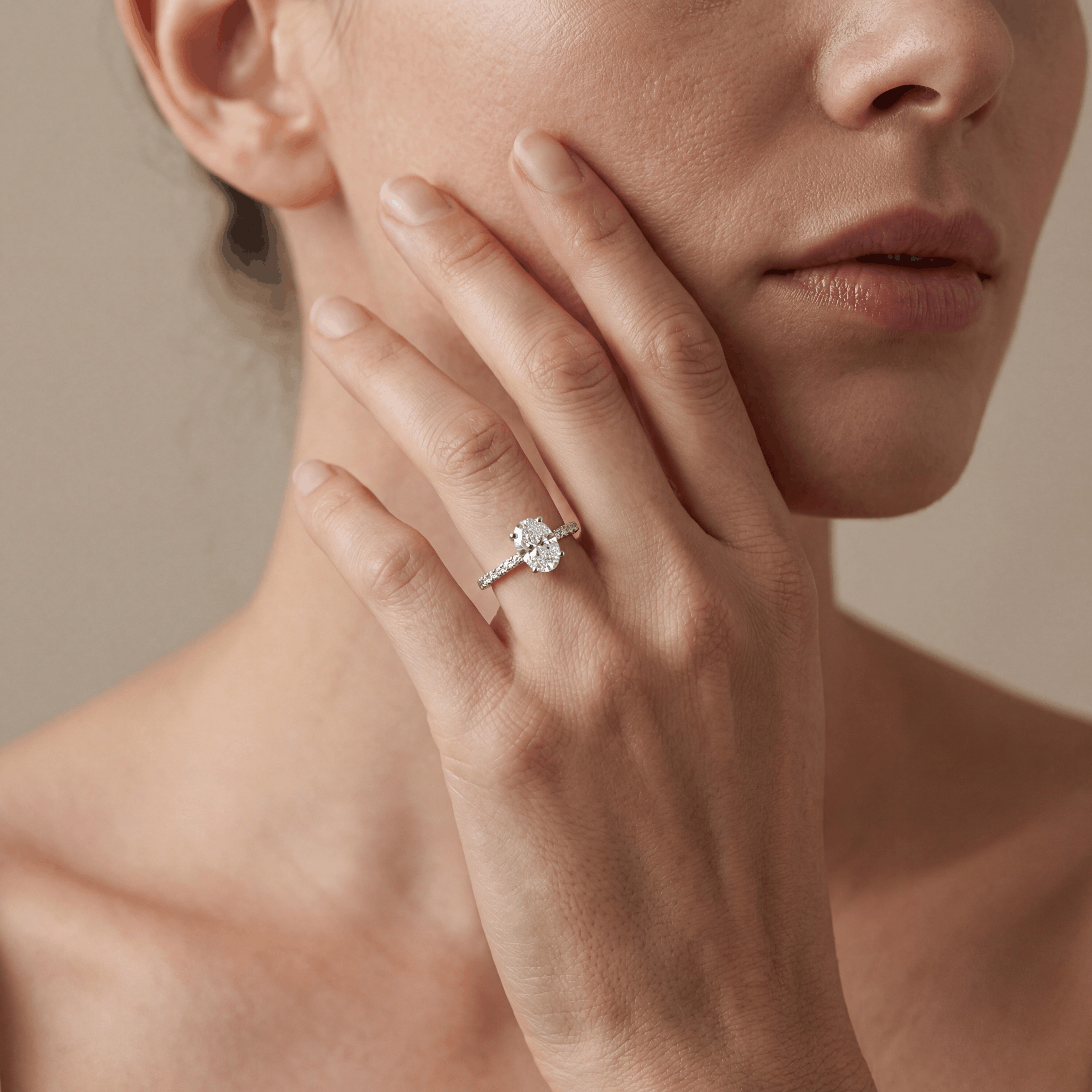 Ovale Discrète Ring