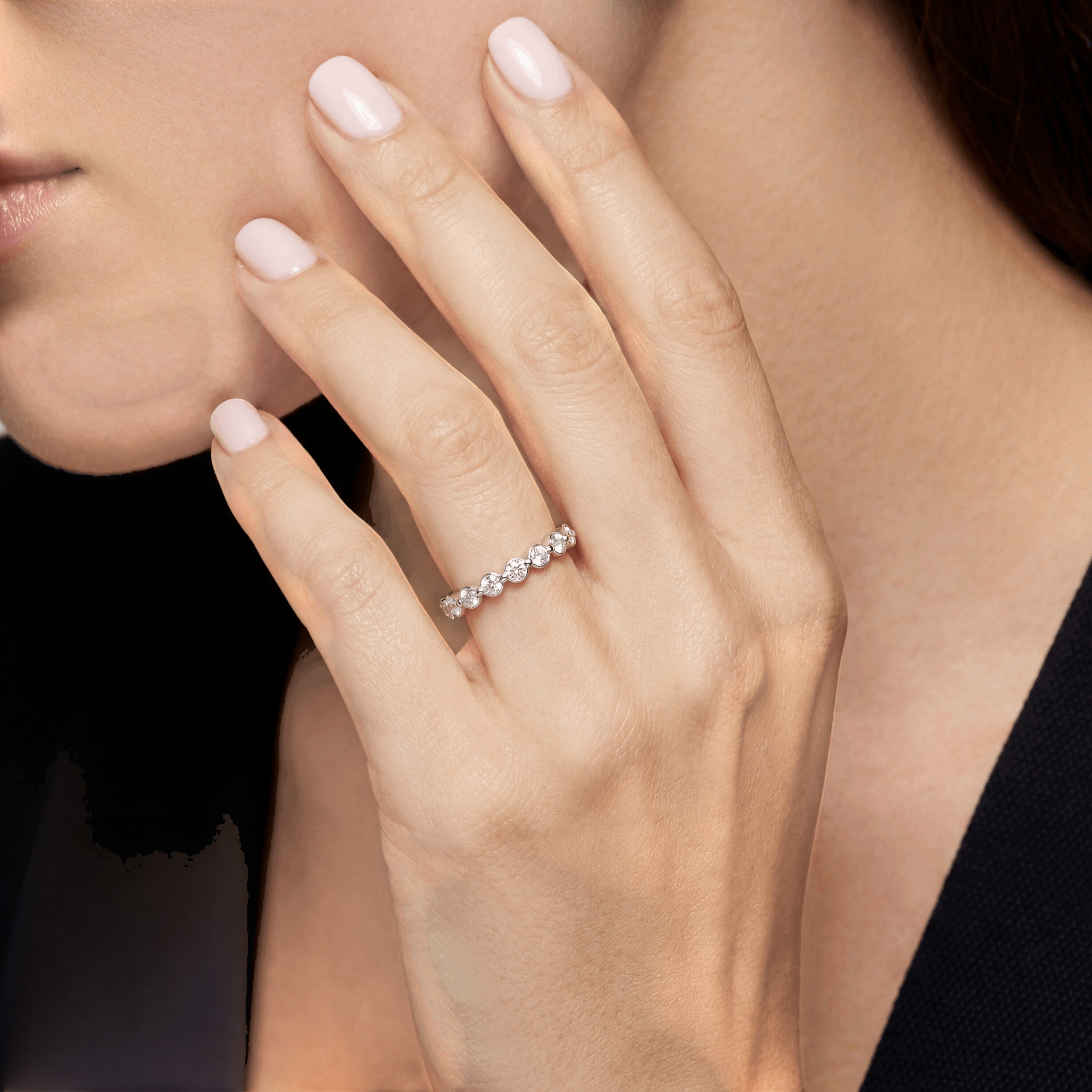 18K White Gold Vermeil, 18K White Gold Vermeil / Lifestyle
