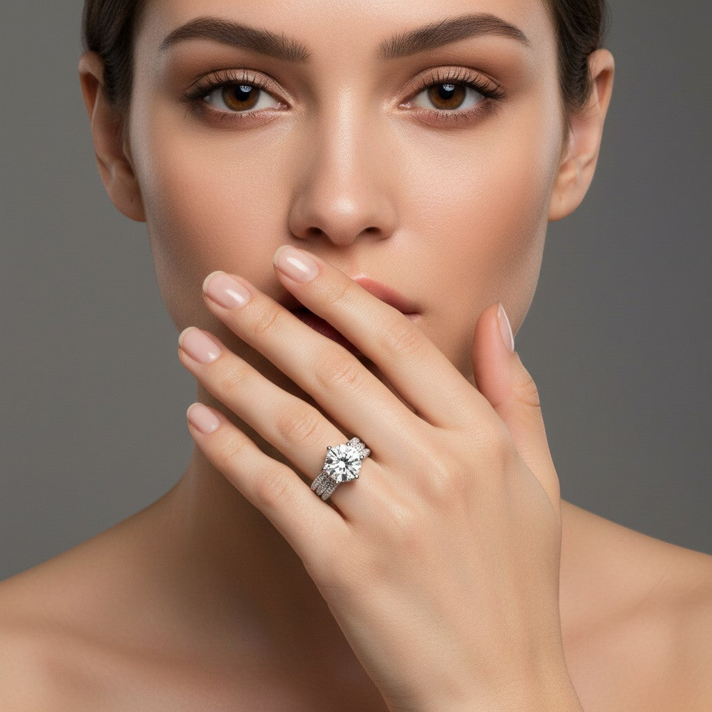 18K White Gold Vermeil, 18K White Gold Vermeil / Lifestyle
