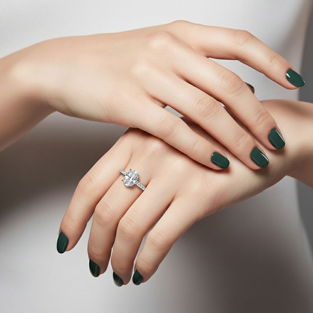 Ovale Discrète Ring