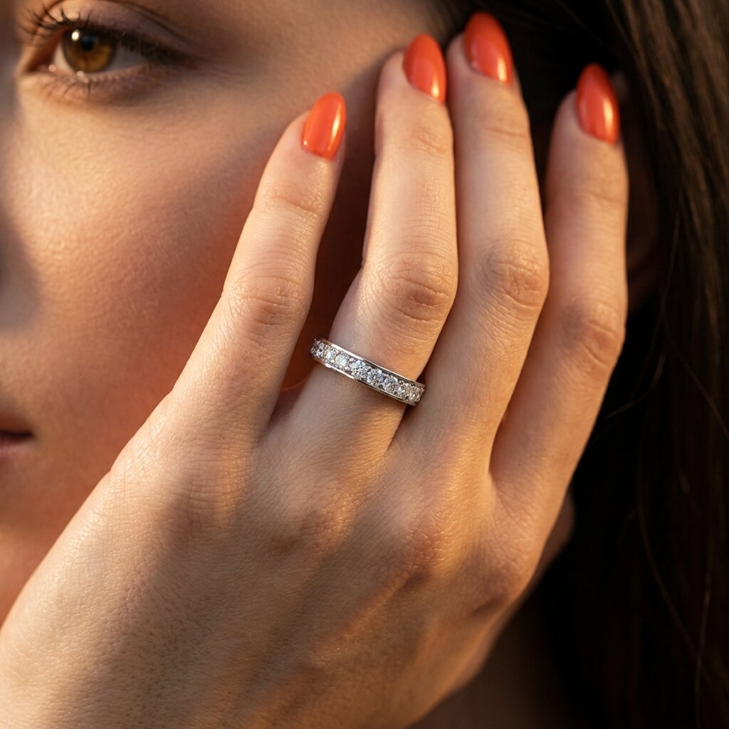 18K White Gold Vermeil, 18K White Gold Vermeil Lifestyle