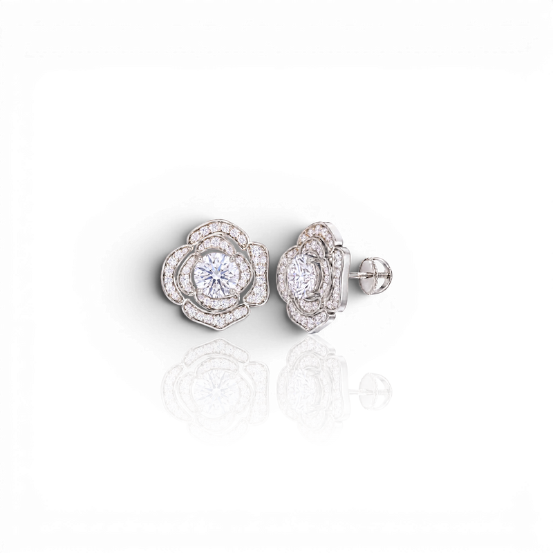 18K White Gold Vermeil