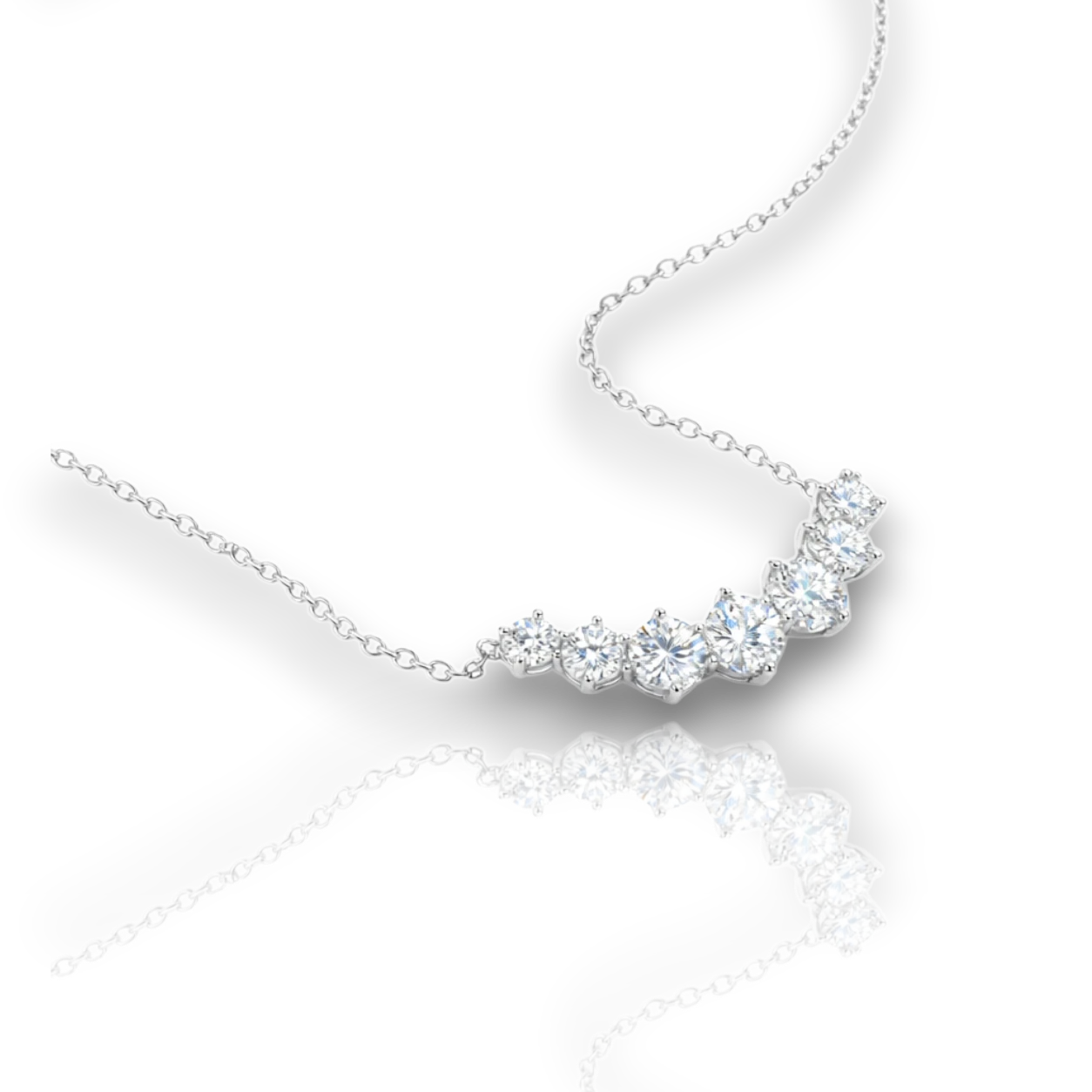 18K White Gold Vermeil