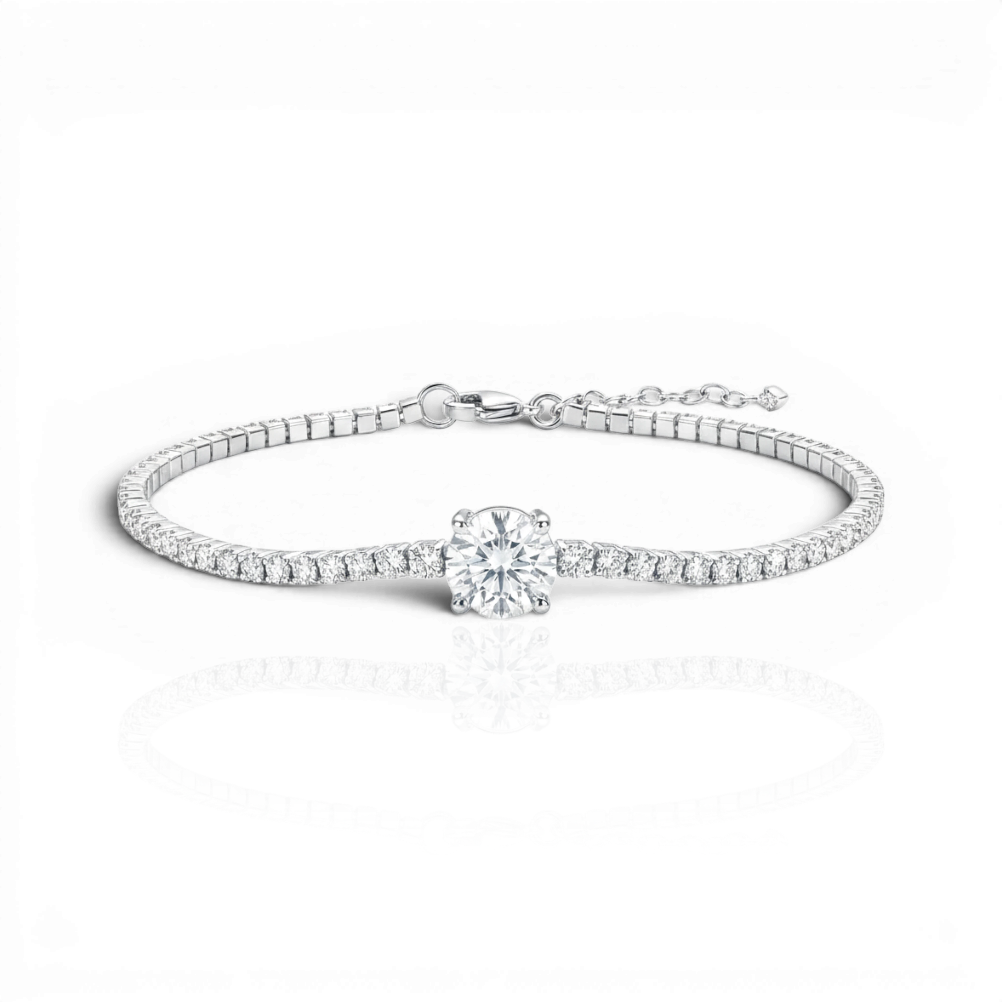 18K White Gold Vermeil