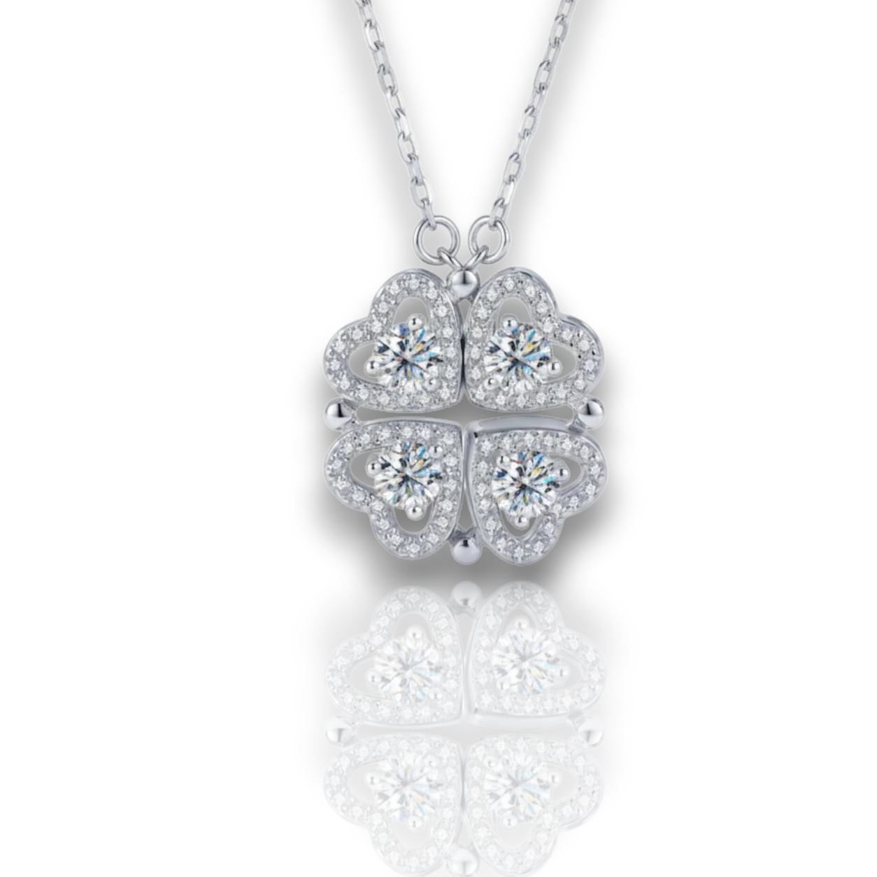 18K White Gold Vermeil