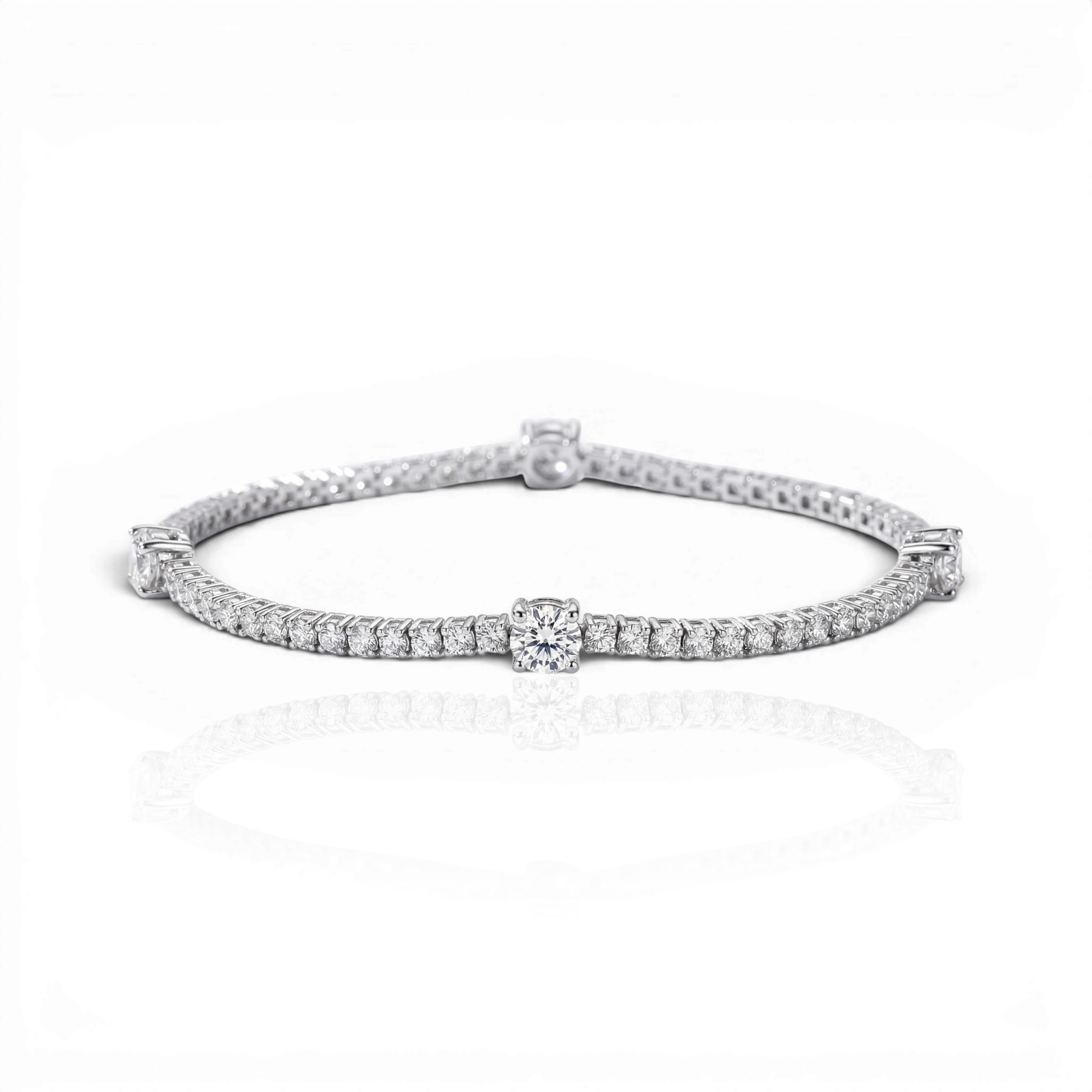18K White Gold Vermeil