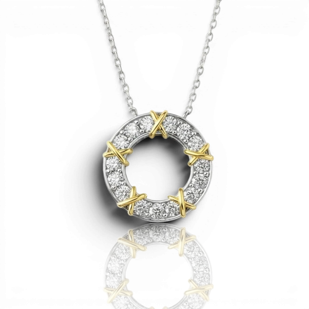 18K White Gold Vermeil
