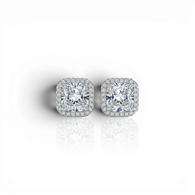18K White Gold Vermeil