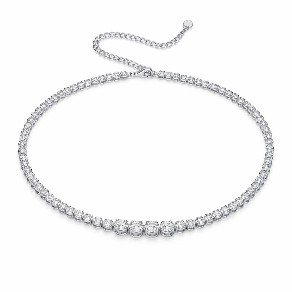 18K White Gold Vermeil