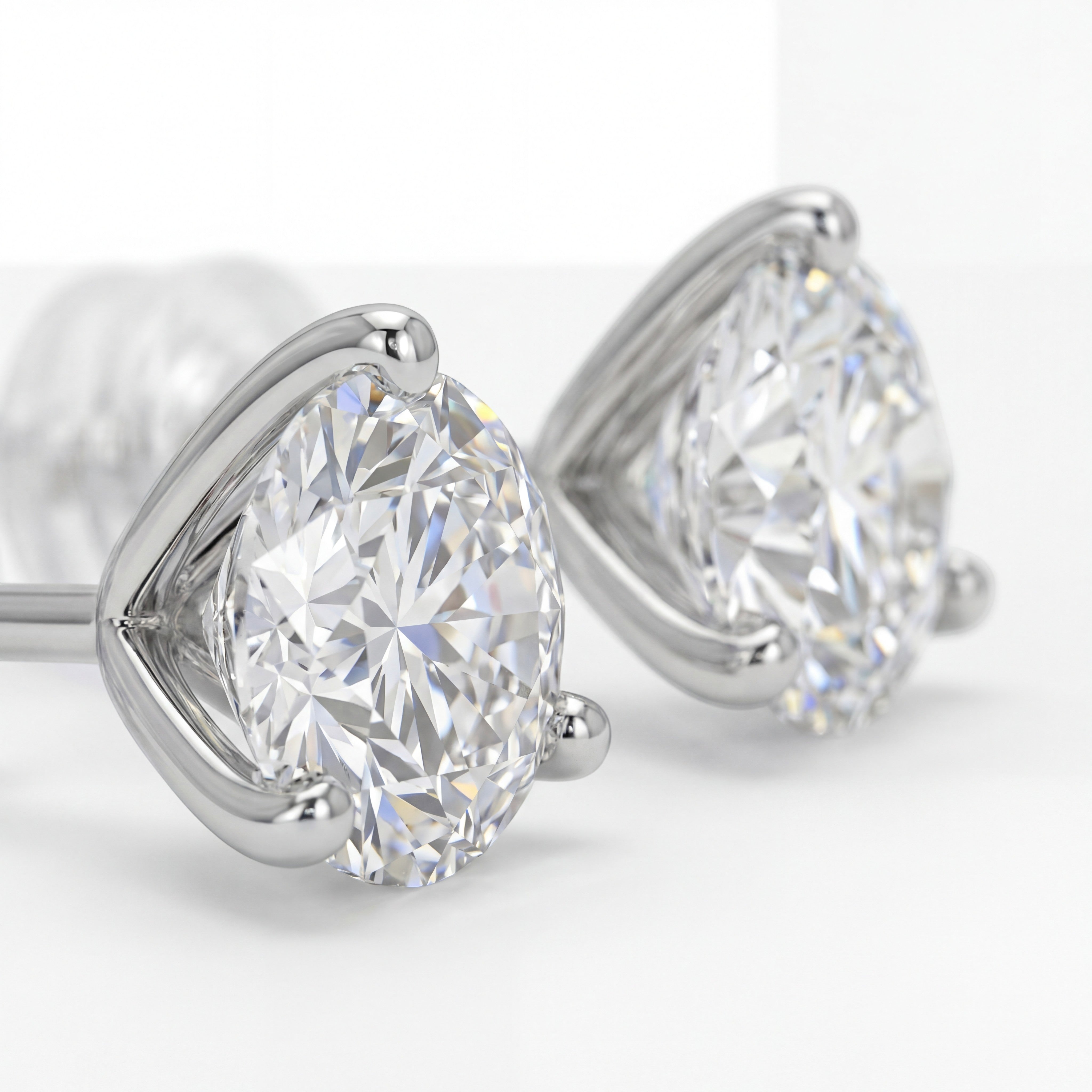 18K White Gold Vermeil