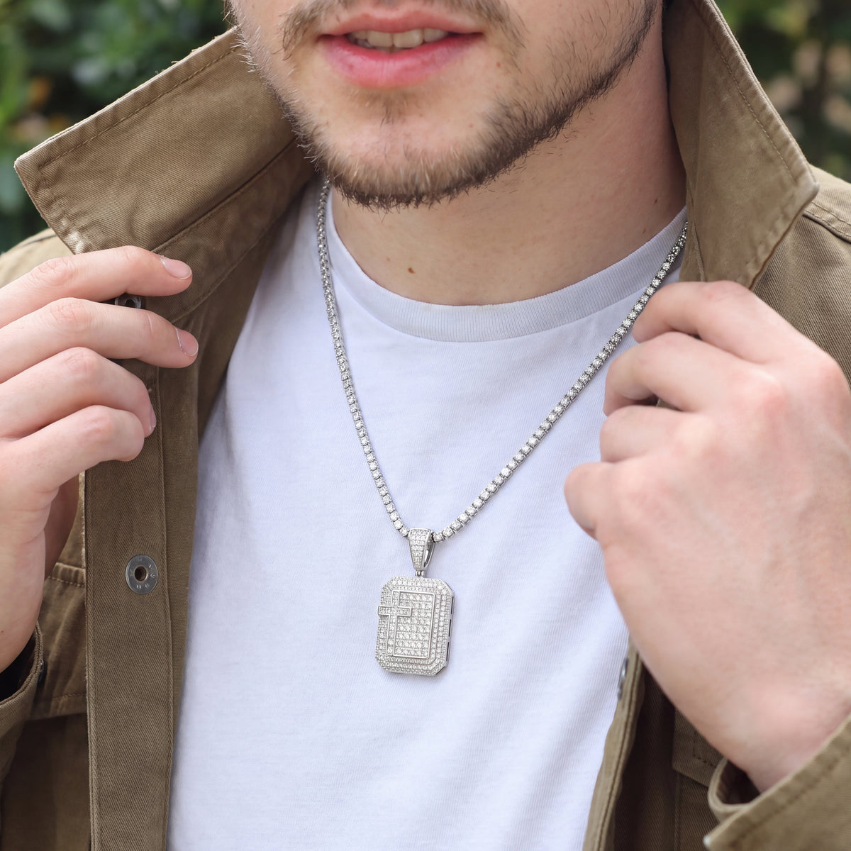 18K White Gold Vermeil, 18K White Gold Vermeil / Lifestyle