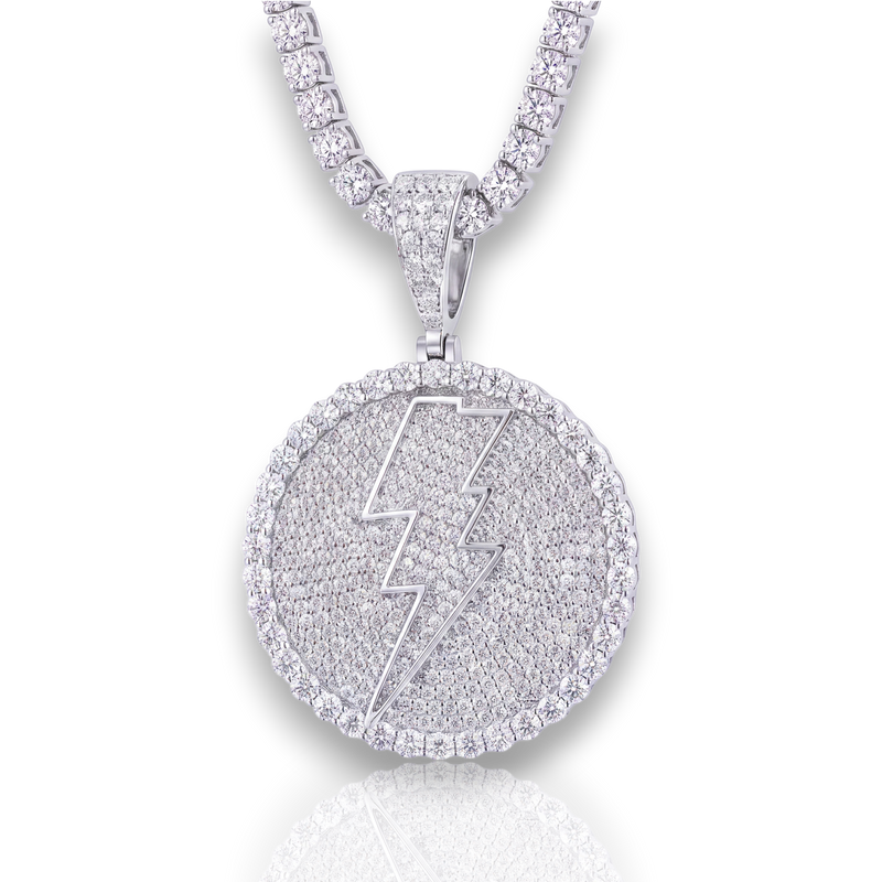 18K White Gold Vermeil