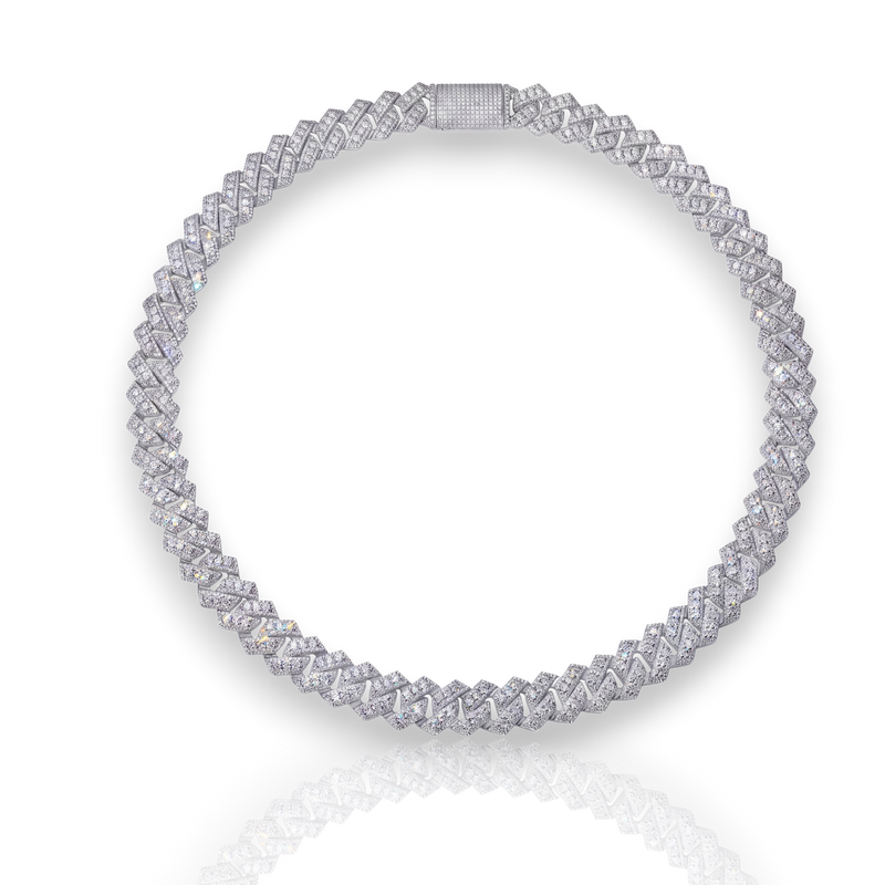 18K White Gold Vermeil