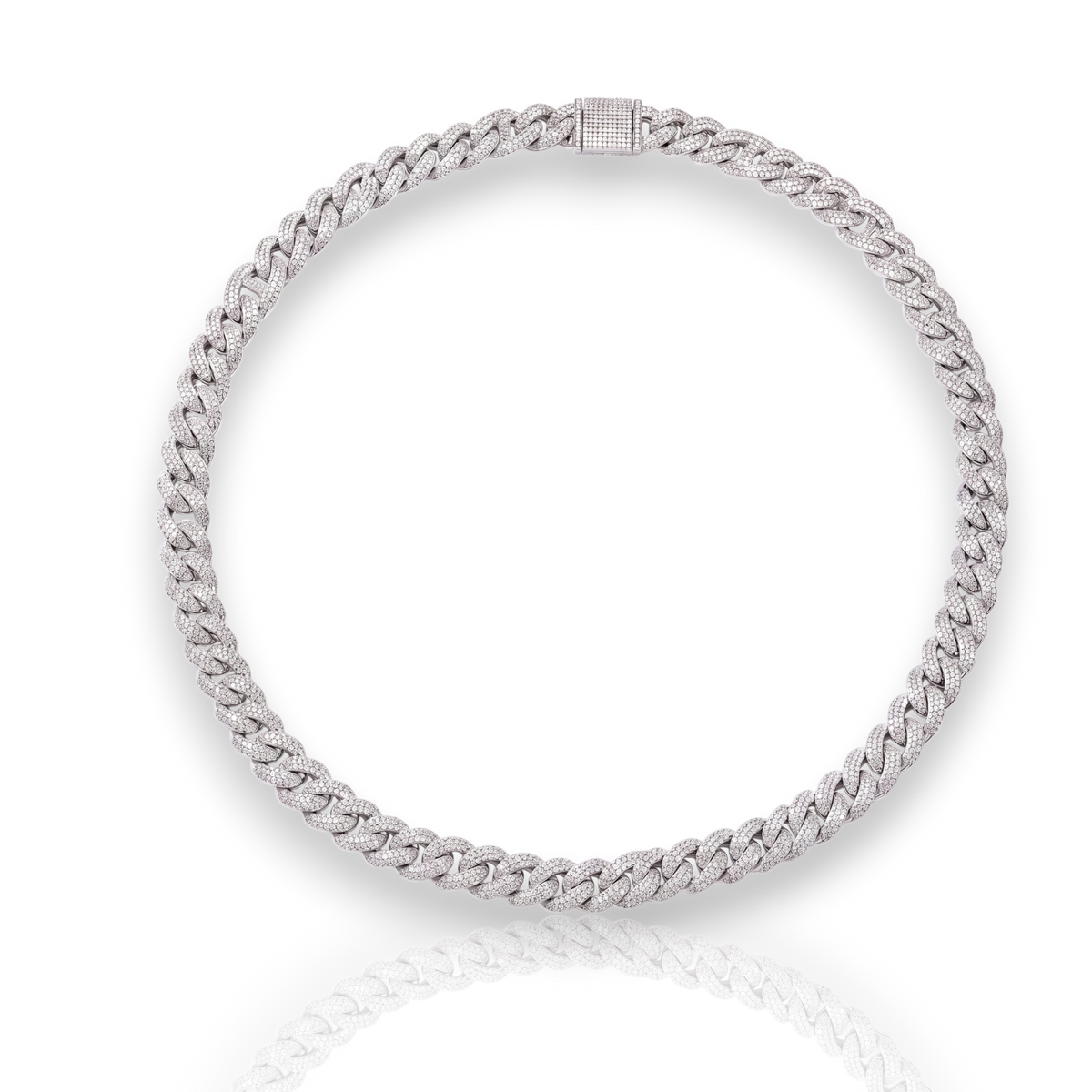 18K White Gold Vermeil