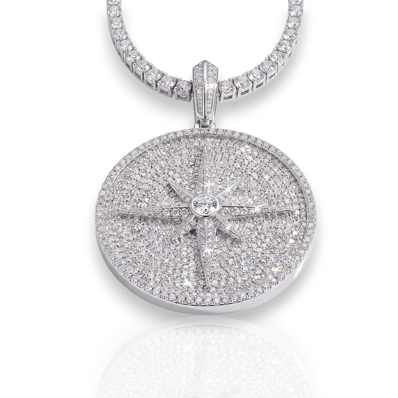 18K White Gold Vermeil