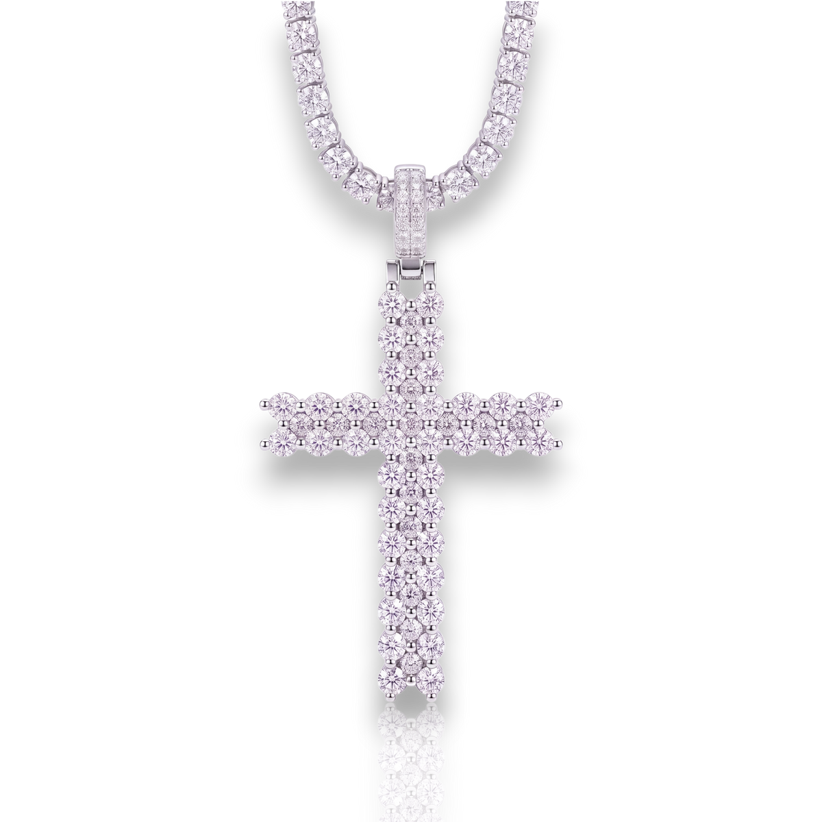 18K White Gold Vermeil