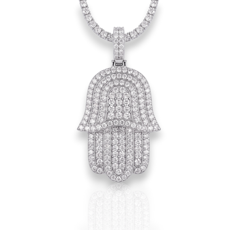18K White Gold Vermeil