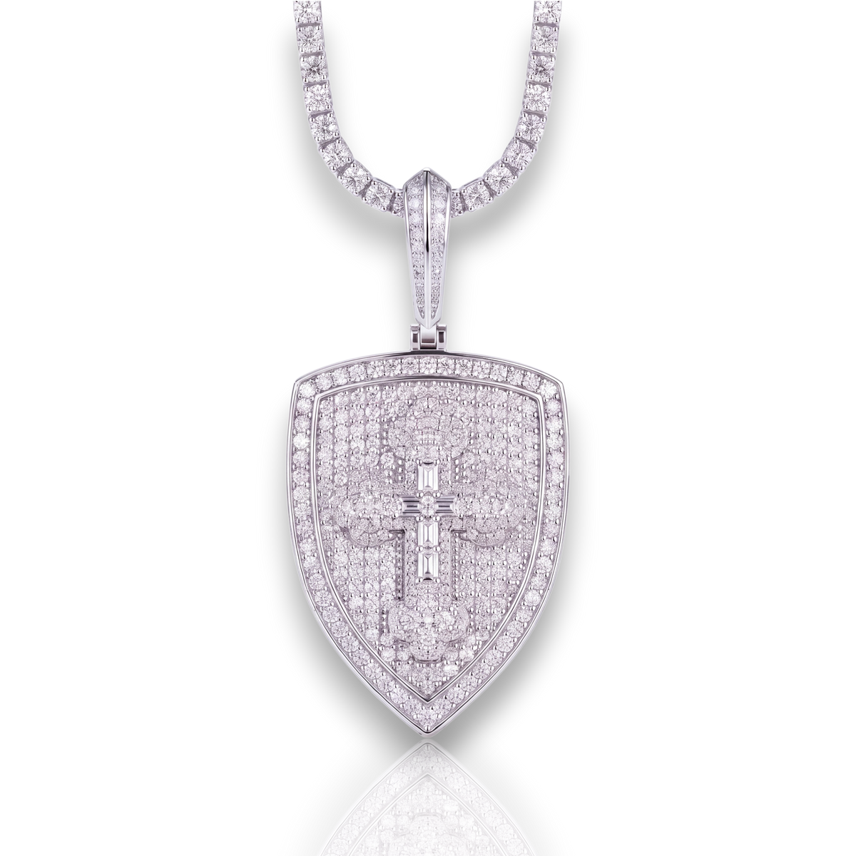 18K White Gold Vermeil