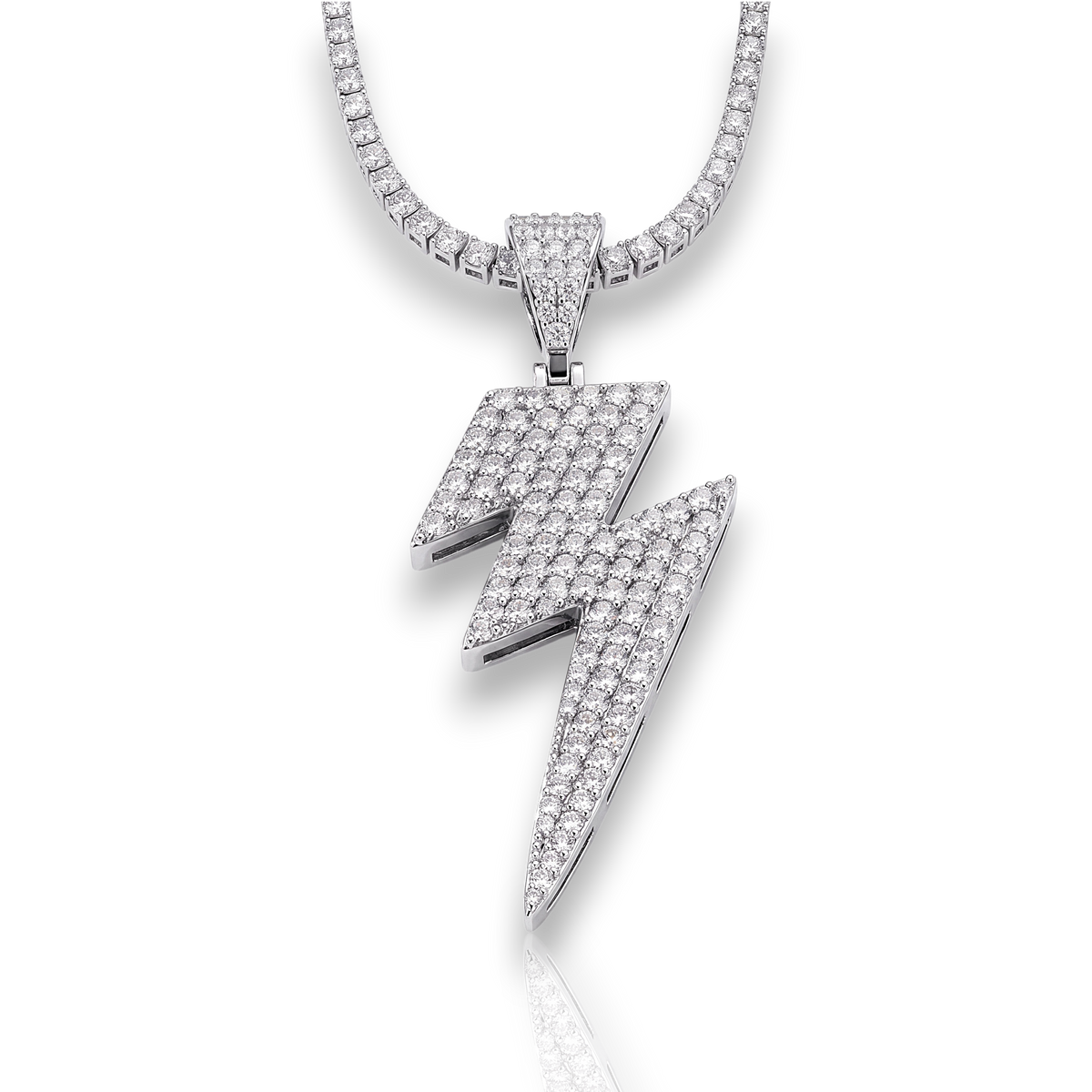 18K White Gold Vermeil