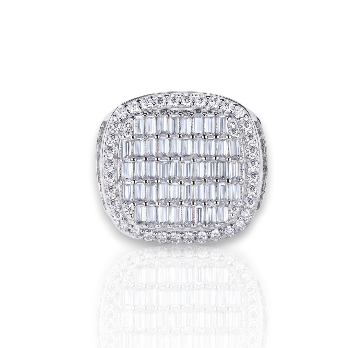 18K White Gold Vermeil