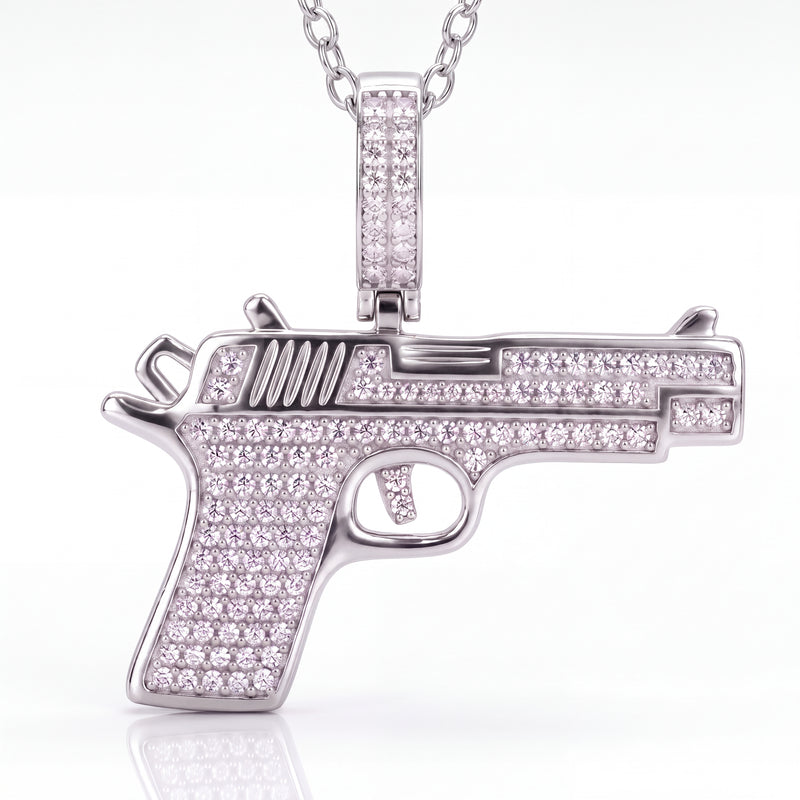 18K White Gold Vermeil