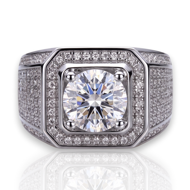 18K White Gold Vermeil