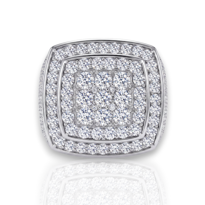 18K White Gold Vermeil