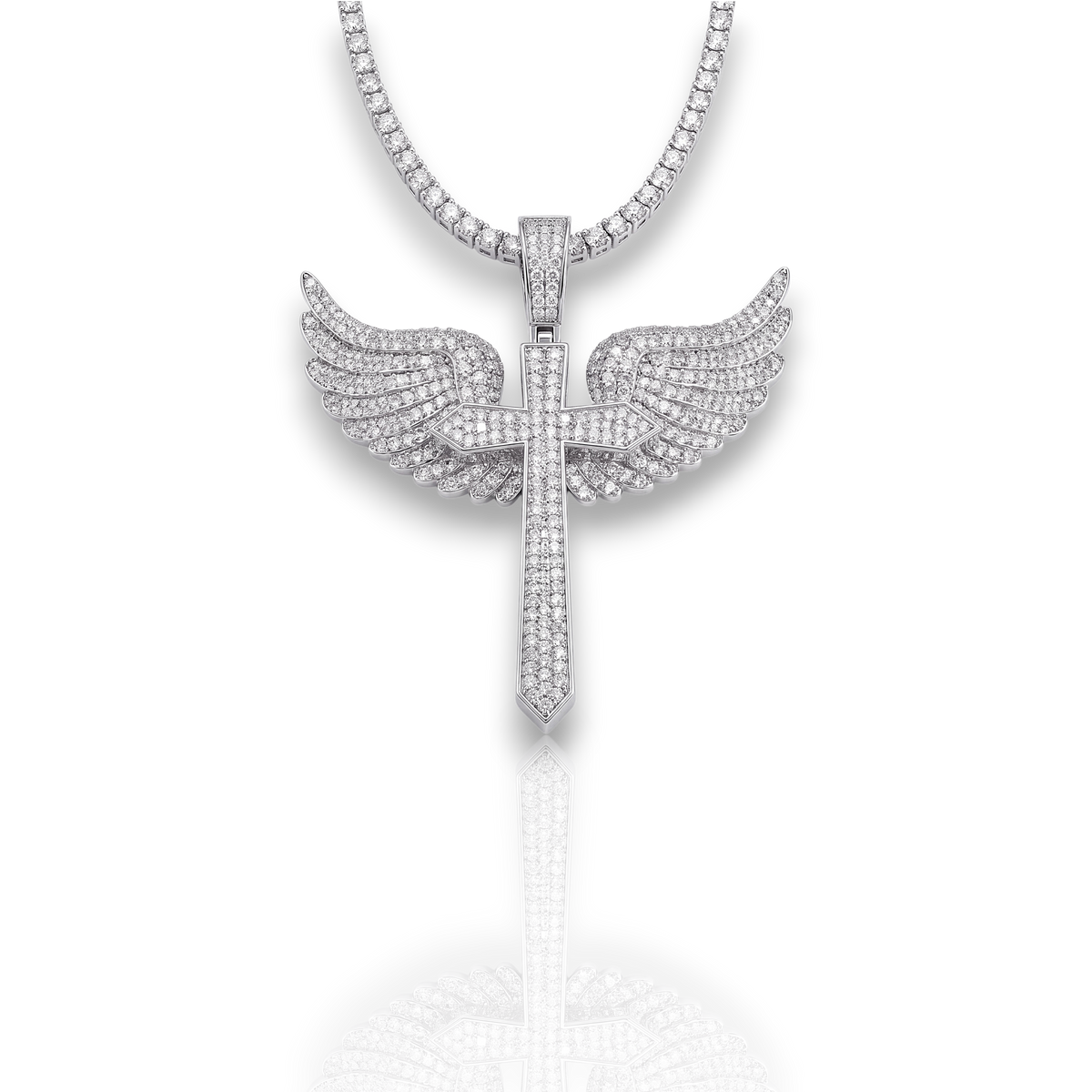 18K White Gold Vermeil