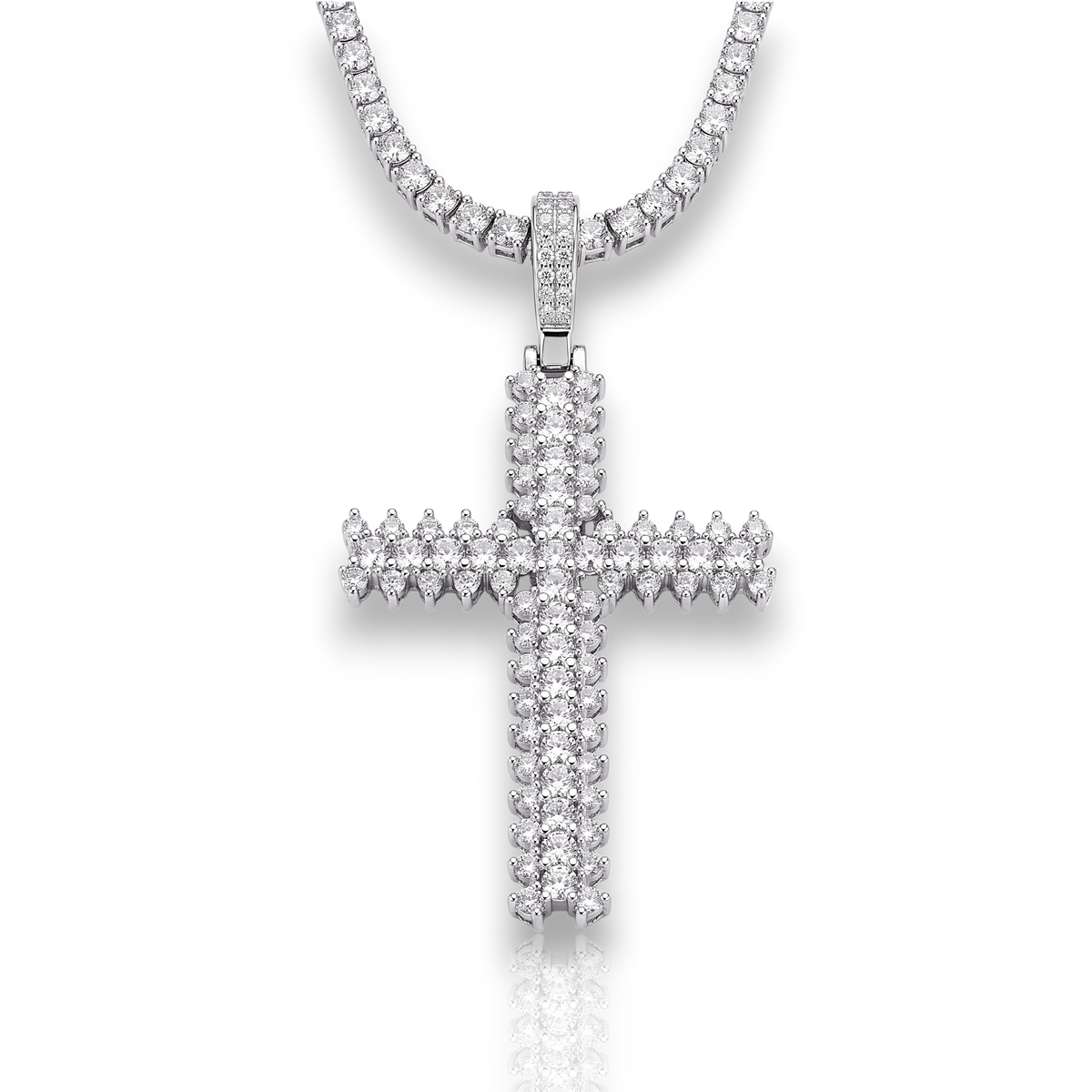 18K White Gold Vermeil