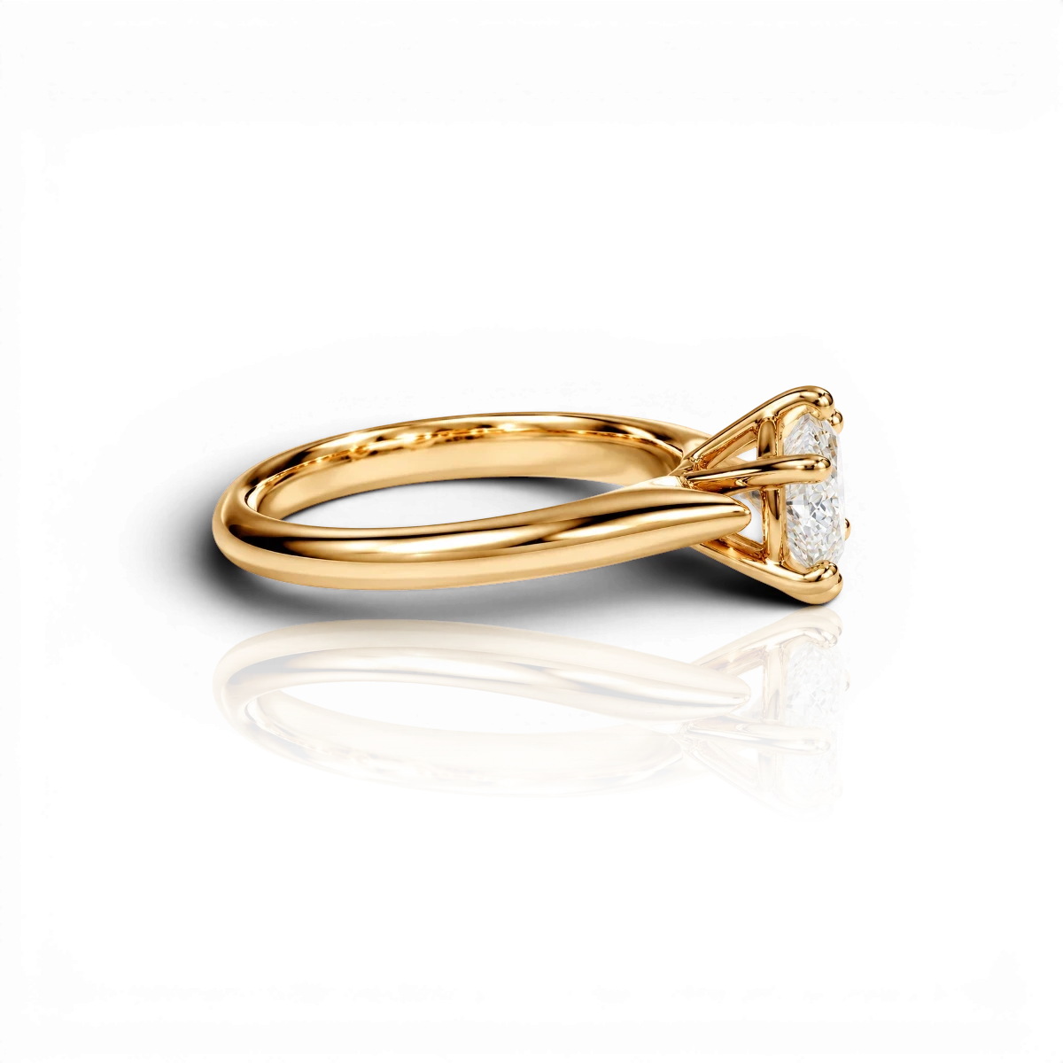 18K Yellow Gold Vermeil / 1.00 CARAT