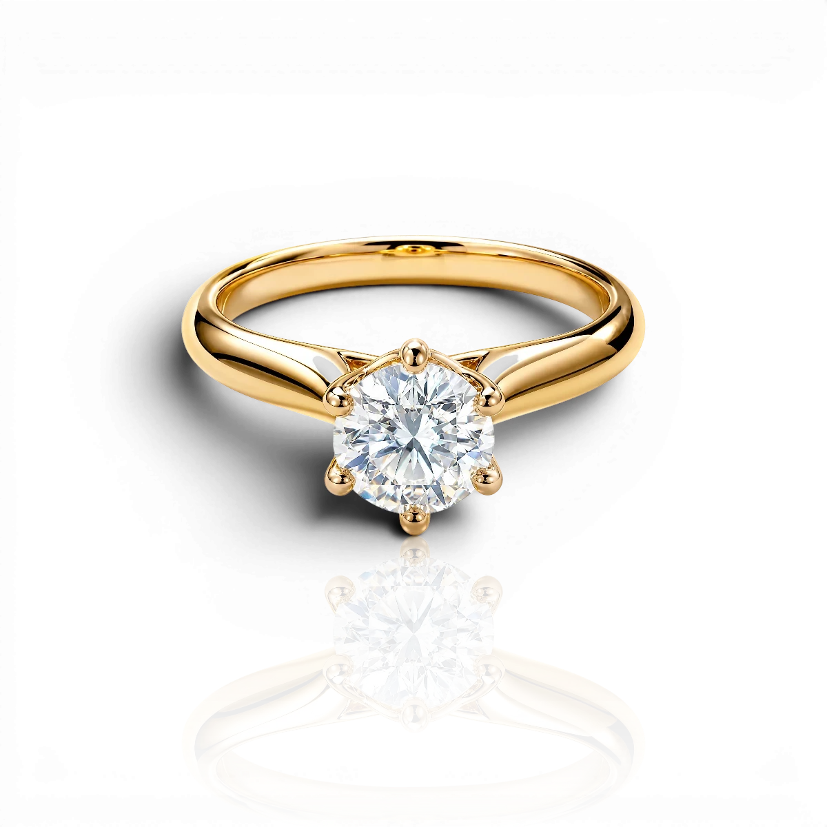 18K Yellow Gold Vermeil / 2.00 CARAT