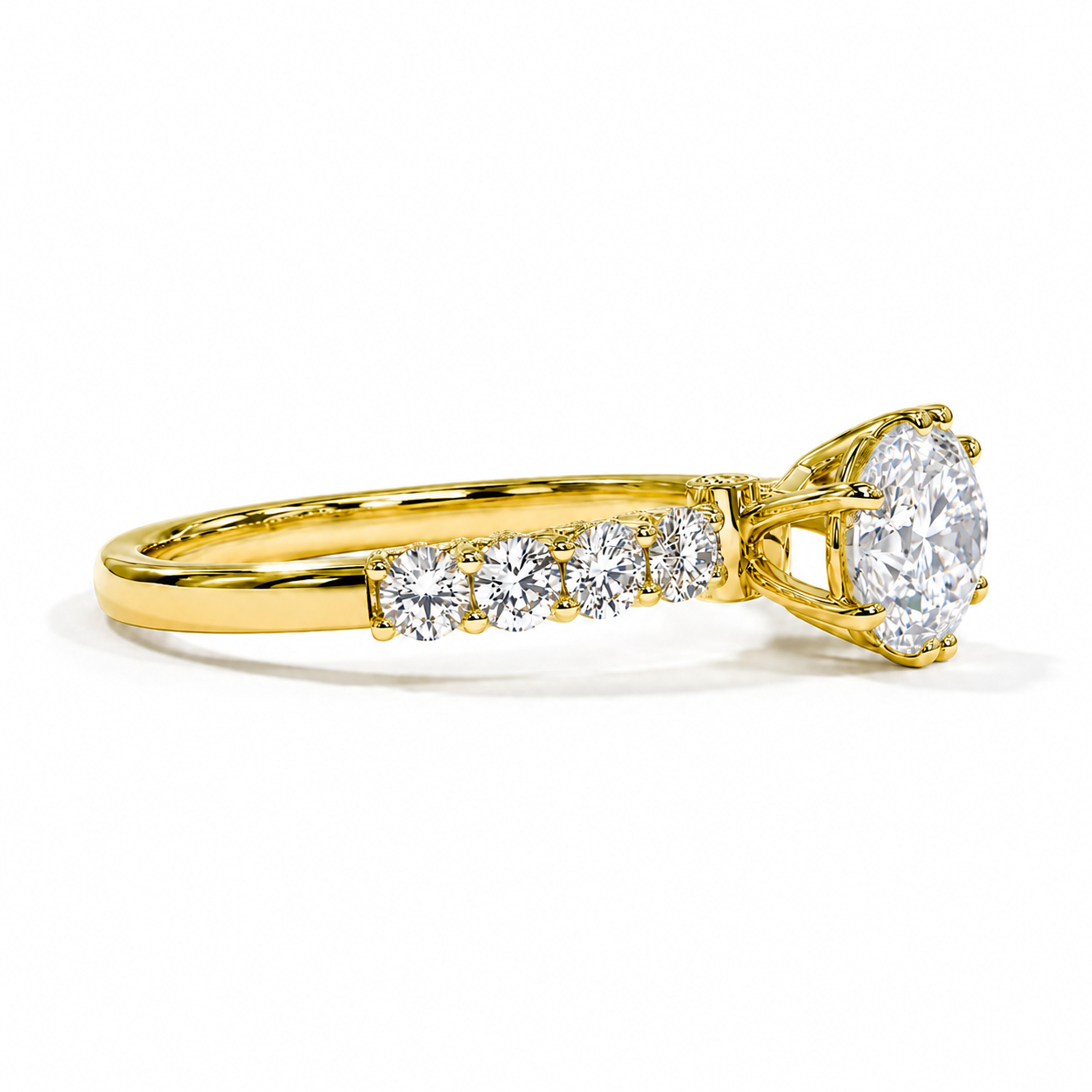 18K Yellow Gold Vermeil / 3.00 CARAT