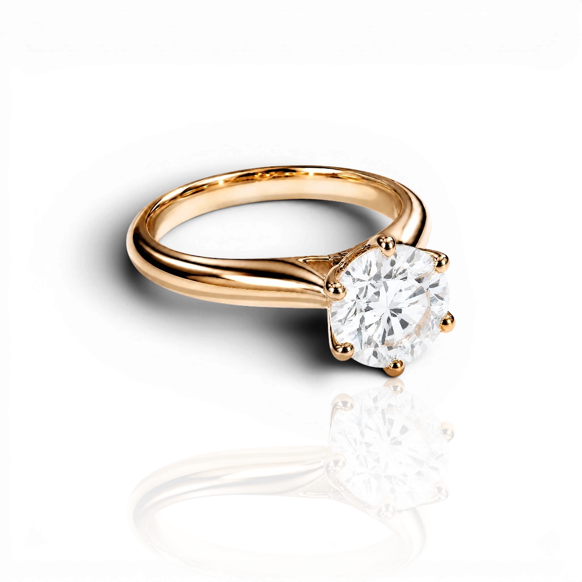 18K Yellow Gold Vermeil / 3.00 CARAT