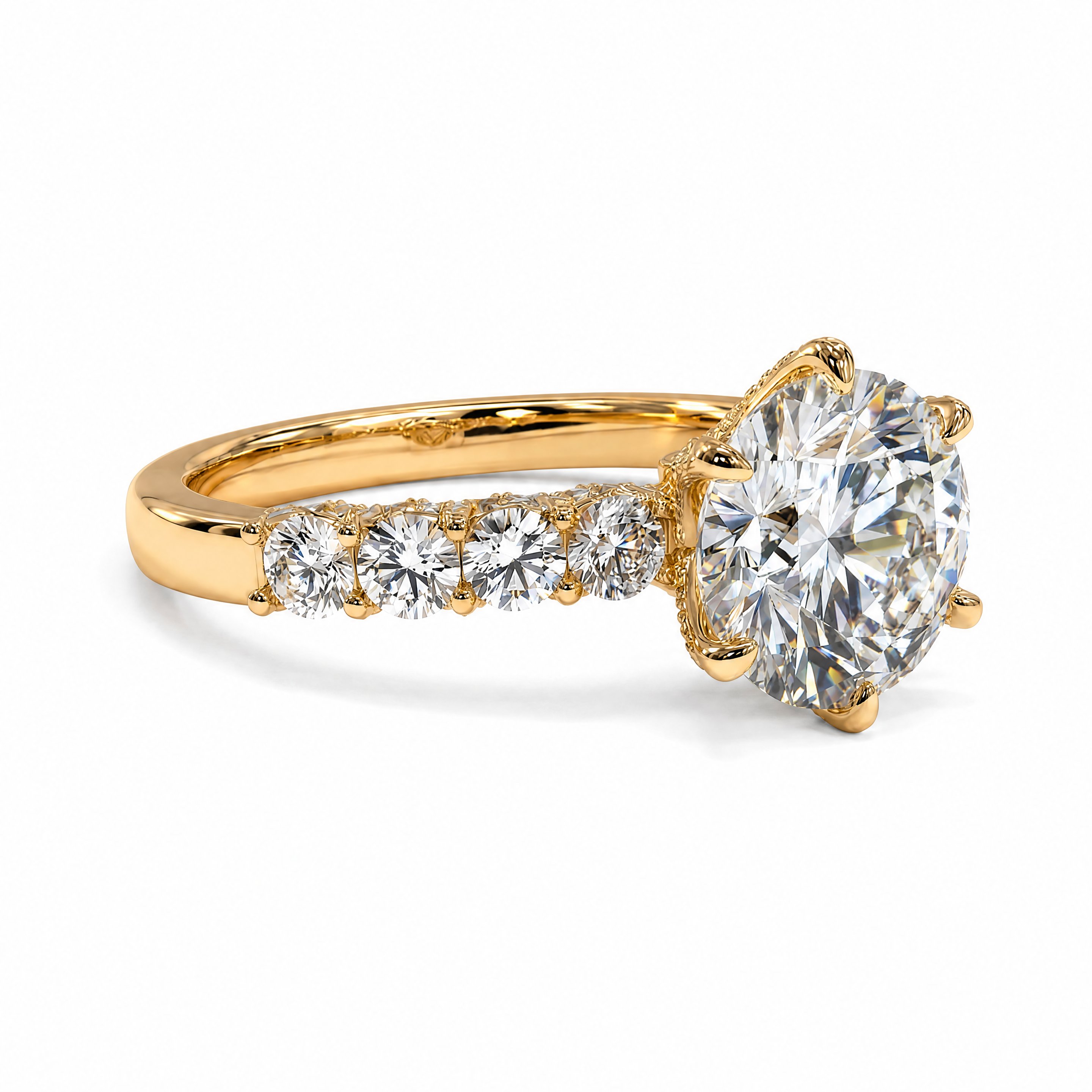 18K Yellow Gold Vermeil / 5.00 CARAT