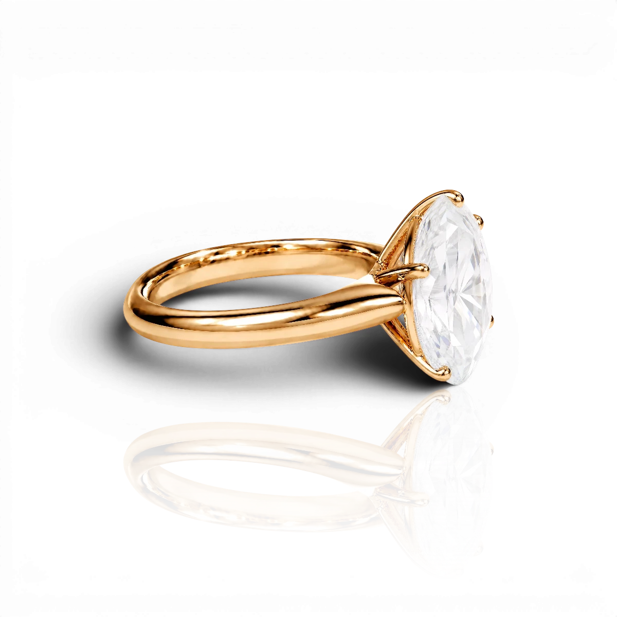 18K Yellow Gold Vermeil / 5.00 CARAT
